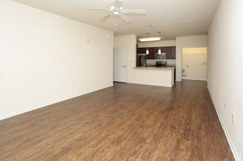 Vinyl plank wood flooring (select units – 1st floor)